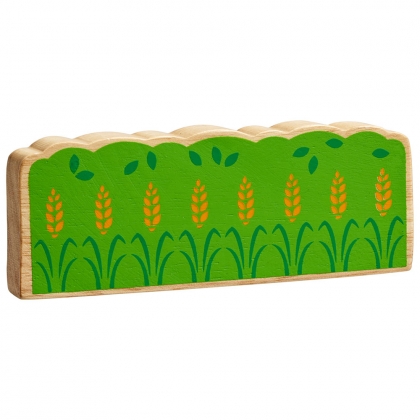 Wooden green hedge/crop toy