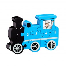 Wooden train 1-5 jigsaw puzzle
