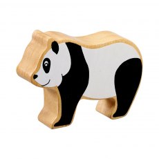 Wooden black & white panda toy