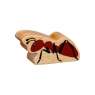 Wooden brown ant toy