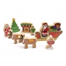 Lanka Kade Wooden Christmas playset - 10 figures