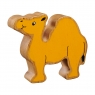 Wooden yellow camel toy