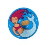 Mermaid wooden spinning top