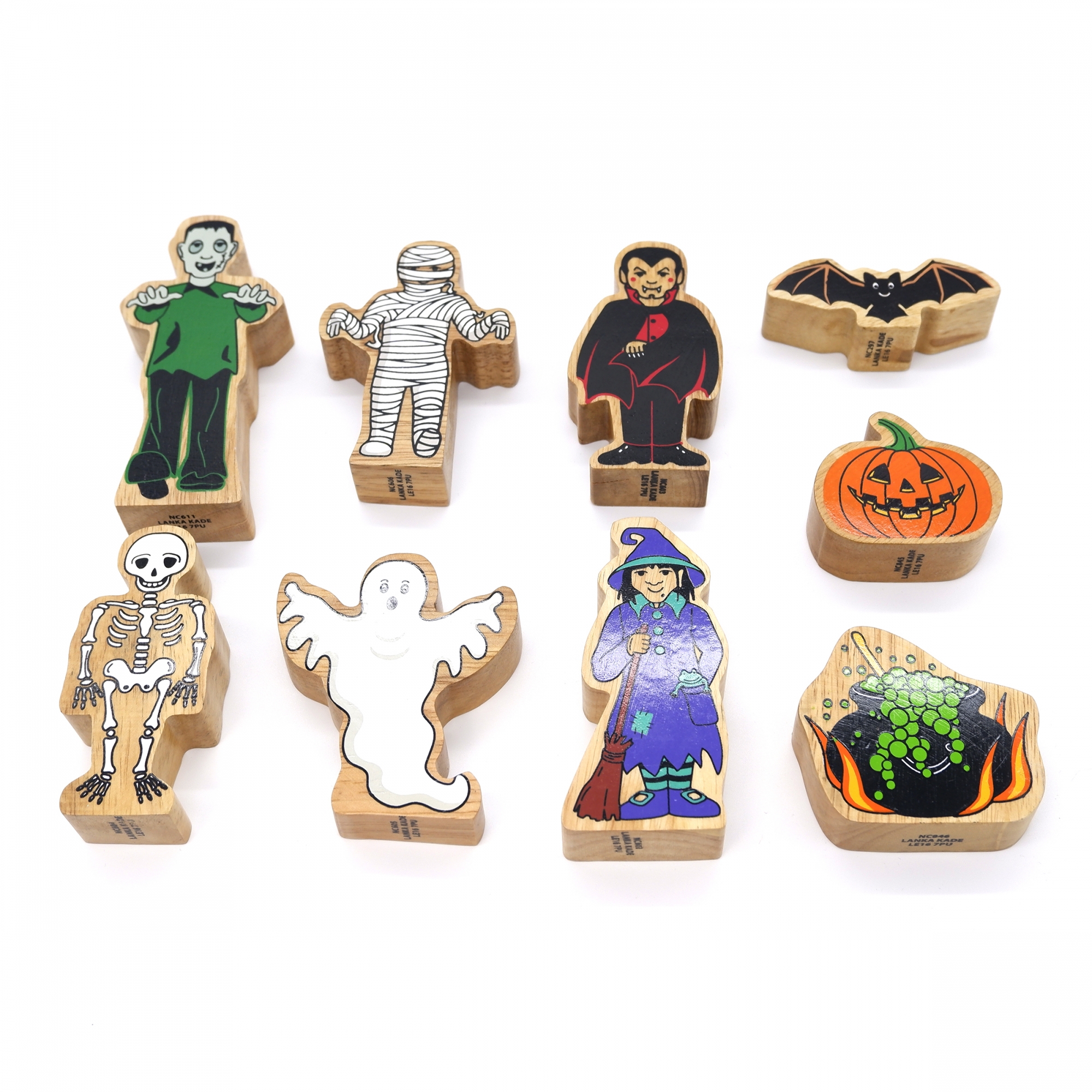 Wooden toy Halloween playset Lanka Kade