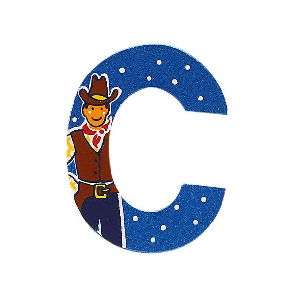 Diagram Fair Trade Wooden Blue Adventure Letter C