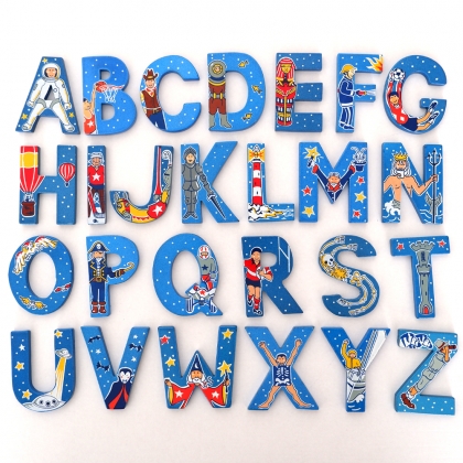 Alphabet set - 26 adventure letters in a bag