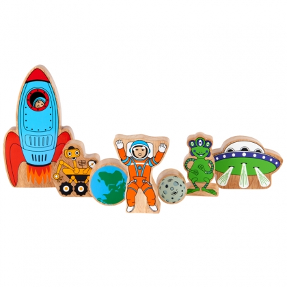 Space playset - 7 pieces