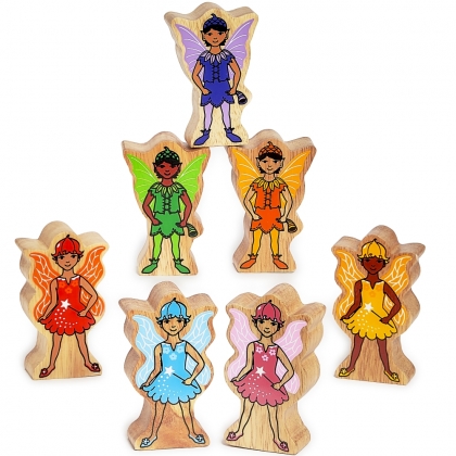 Rainbow fairies playset - 7 pieces