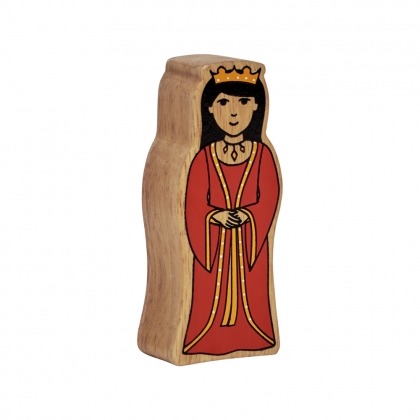 Wooden red queen toy