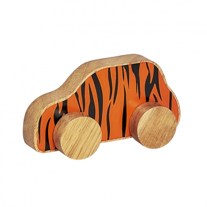 Tiger print car push along