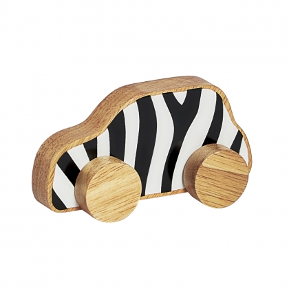 Zebra print car push along