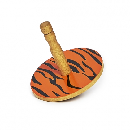 Tiger spinning top