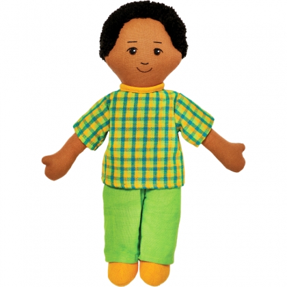 NEW Dad doll - brown skin black hair