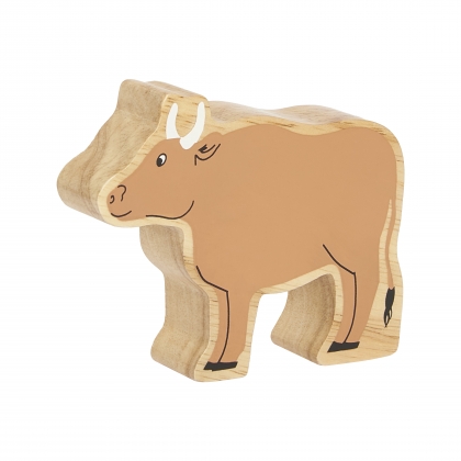 Wooden brown ox