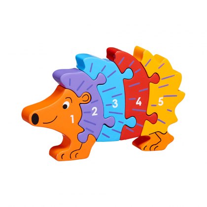 Wooden hedgehog 1-5 jigsaw puzzle