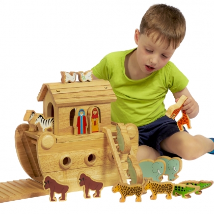 Junior Noah's ark with colourful characters