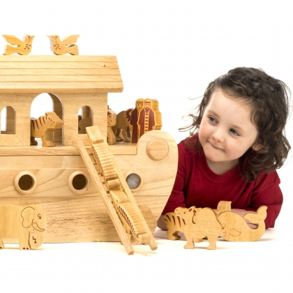 Fair Trade Wooden Deluxe Noah's Arks for Children | Lanka Kade