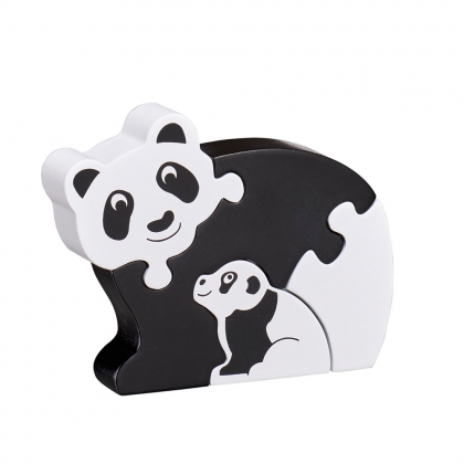 Wooden panda & baby jigsaw puzzle