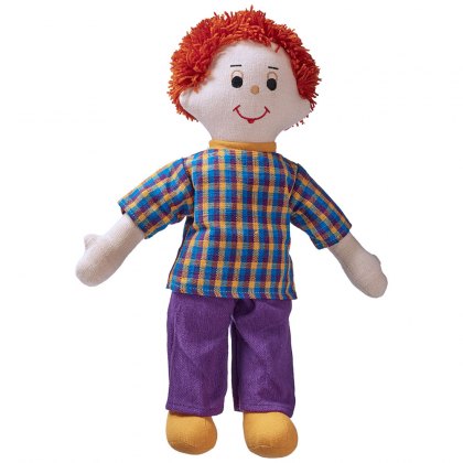 Dad doll - white skin red hair