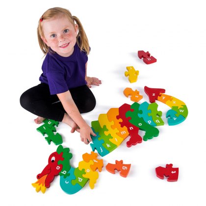 Jumbo dragon a-z jigsaw