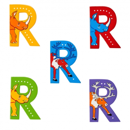 Animal letter R