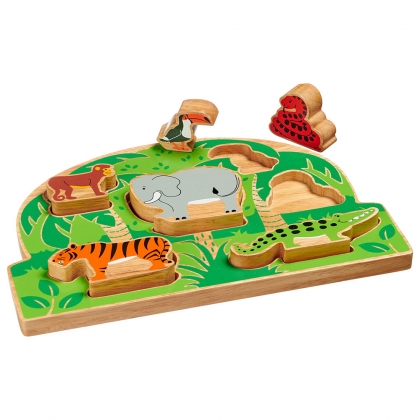 Jungle shape sorter