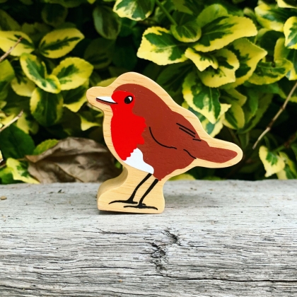 Natural brown & red robin