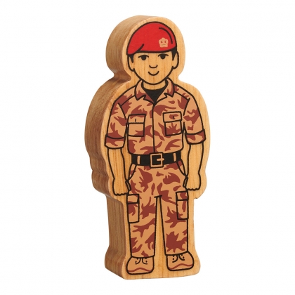 Natural brown army officer