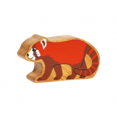 Wooden red panda