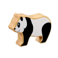Wooden black & white panda toy