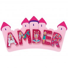 Wooden pink fairytale letter B