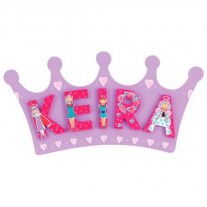 Wooden pink fairytale letter K