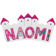 Wooden pink fairytale letter M