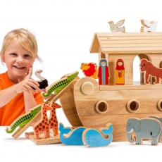 Deluxe Noah's ark with colourful characters