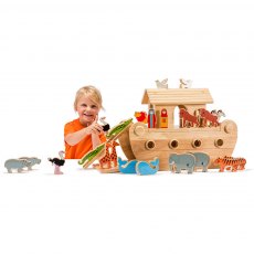 Deluxe Noah's ark with colourful characters