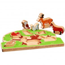 Wooden countryside shape sorter puzzle