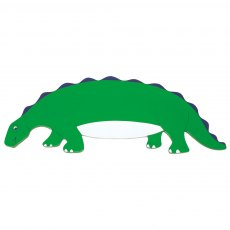 Green dinosaur name plaque