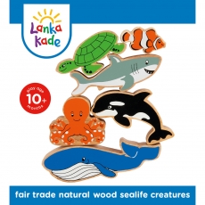 Sealife creature playset - 6 pieces
