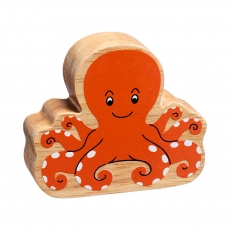 Natural orange octopus