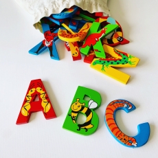 Alphabet set - 26 animal letters in a bag