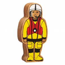 Wooden yellow sea rescue toy