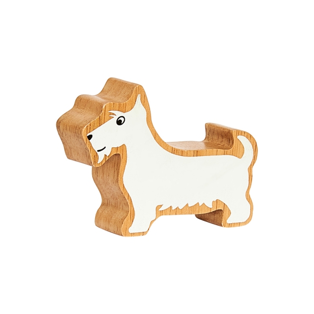 Lanka Kade Toys White Scottie dog