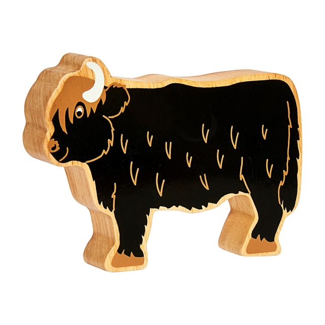 Lanka Kade Toys Black highland cow