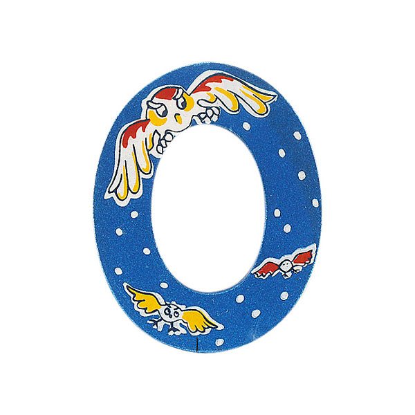 Fair Trade Wooden Blue Adventure Letter O Lanka Kade