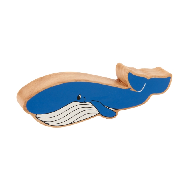 Fair Trade Wooden Toy Animal - Colourful Whale | Lanka Kade