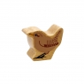 Wooden brown wren toy