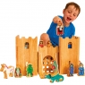 Lanka Kade Toys Wooden fairytale castle playscene with 12 characters