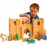Lanka Kade Toys Wooden fairytale castle playscene with 12 characters