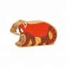 Wooden red panda