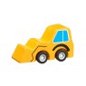 Wooden mini digger push along toy